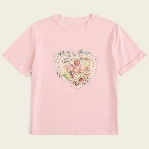 [SOLD ON DEPOP] ANGEL LOVE & DEVOTION T-SHIRT